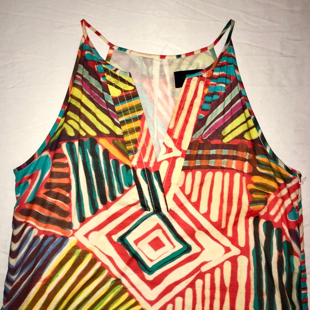 J. Crew Colorful Racerback Dress - Picture 2 of 8